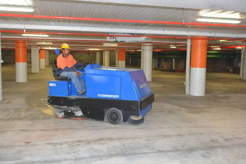Sweeping a multi-level car park