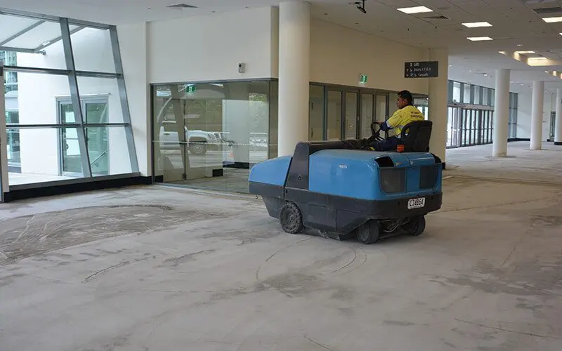 Sweeping the Gold Coast Exhibition Centre