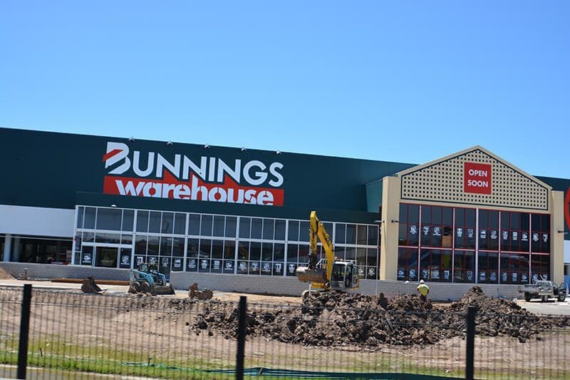 Sweeping at Bunnings hardware Brisbane - Sweeper Machines