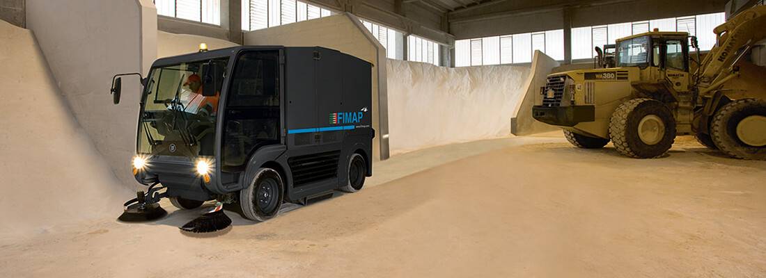 Fimap Street Sweeper - Site Cleaning, Construction Cleanups