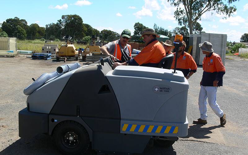 Road Sweeper Training - Sweeping Machine Dry Hire