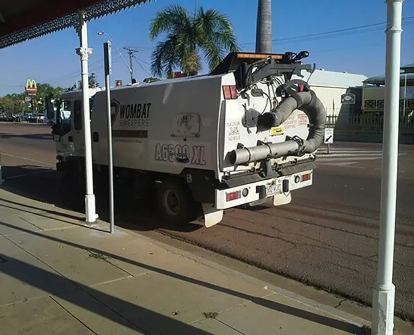 Wombat Sweeper ROAD SWEEPING BRISBANE | ROAD SWEEPER HIRE
